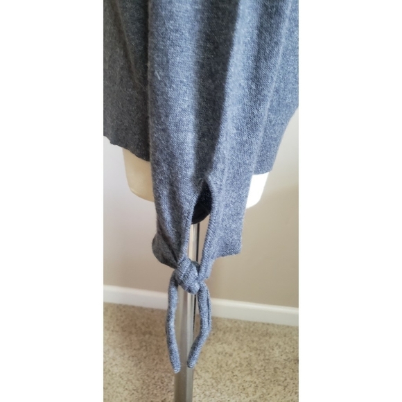 Banana Republic filpucci Gray Women's M Bow Cuff Crew Cashmere Italian Sweater - Picture 9 of 12